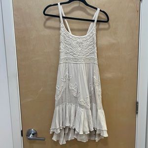 Beaded Tie Back Free People Dress